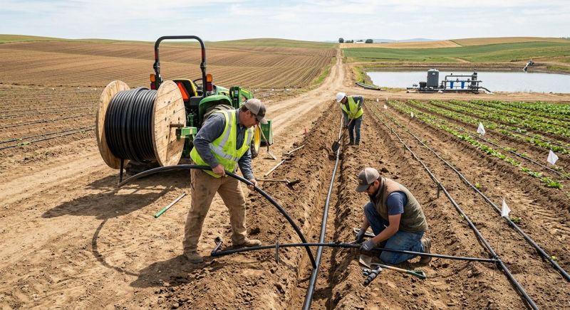 Crop Irrigation Installation in Aiken, SC
