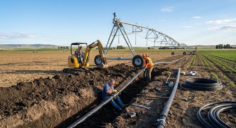 Field Irrigation Installation in Ventura County, CA