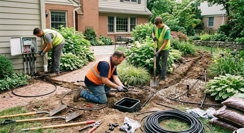 Garden Irrigation Installation in Aiken, SC