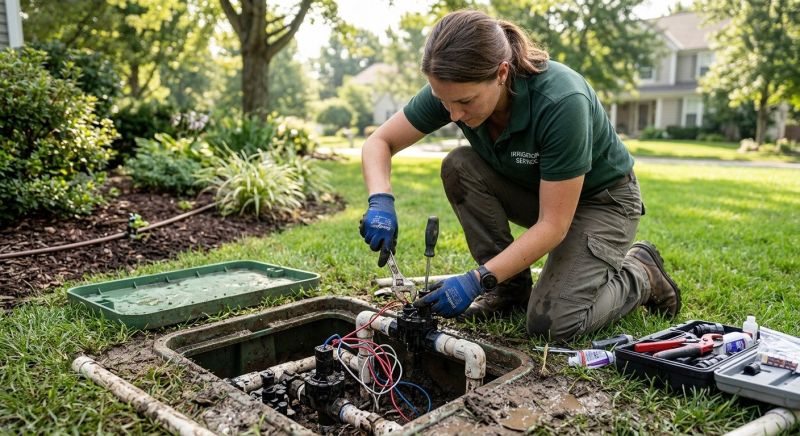Sprinkler Line Repair in Ventura County, CA