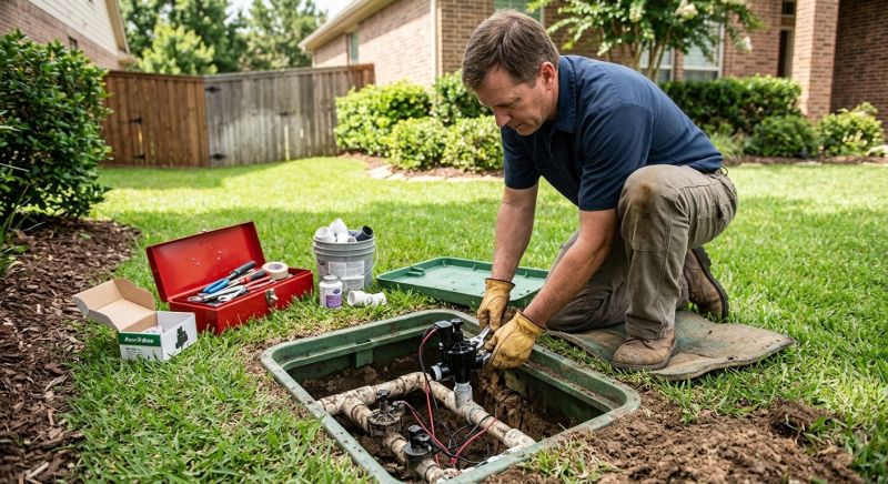 Sprinkler Line Replacement in Aiken, SC