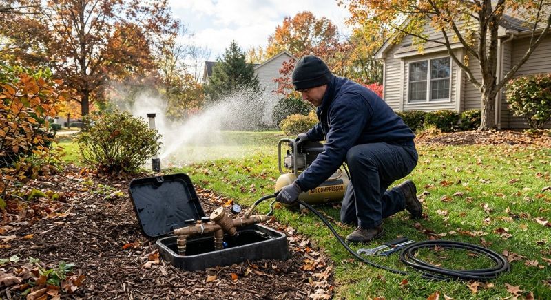 Sprinkler Winterization in Reno, NV