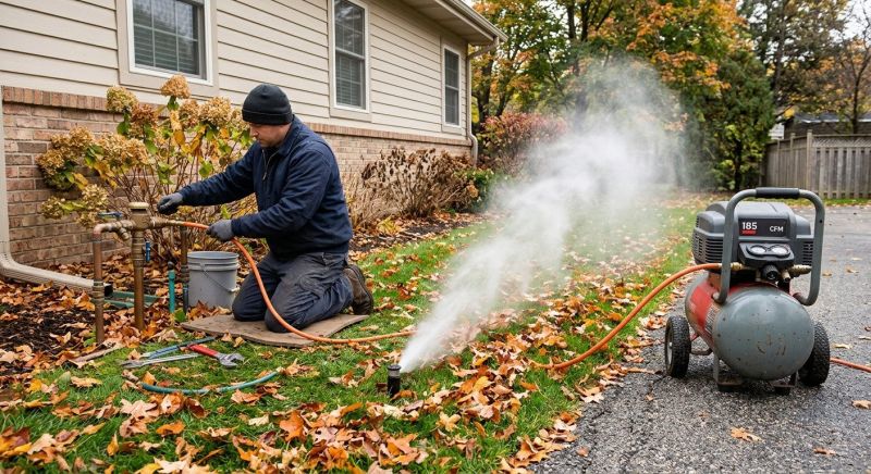 Sprinkler Winterization in Carson City, NV